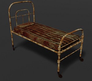 Terror old hospital bed