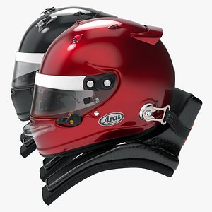 3D racing helmet style arai