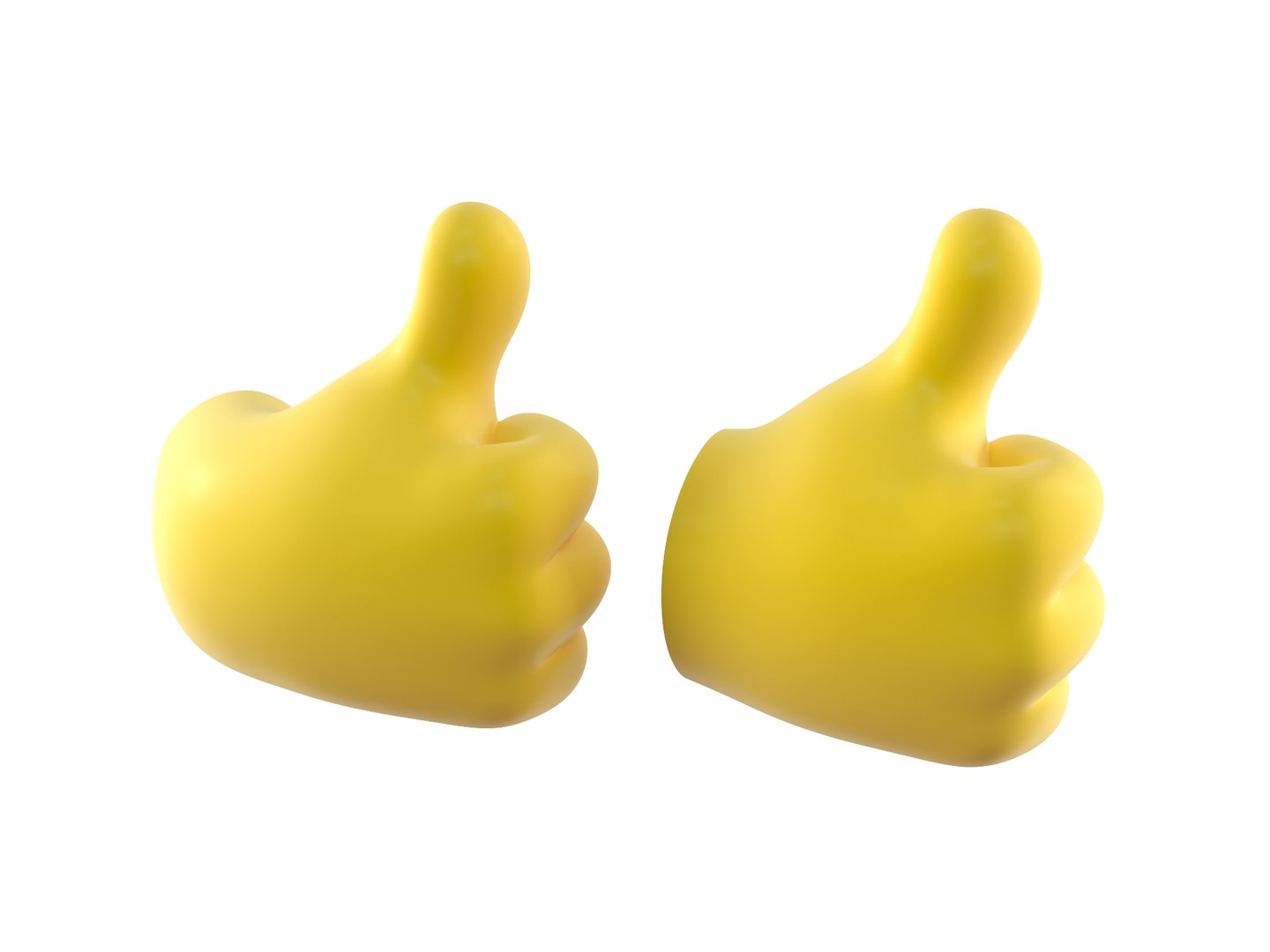 3D Simpsons Hand - Like - TurboSquid 2536694