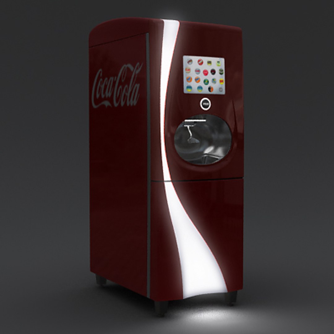 coca cola freestyle fountain 3d 3ds