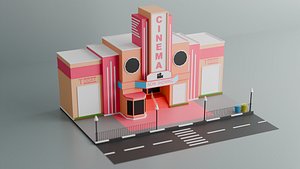 3D Cinema hall model
