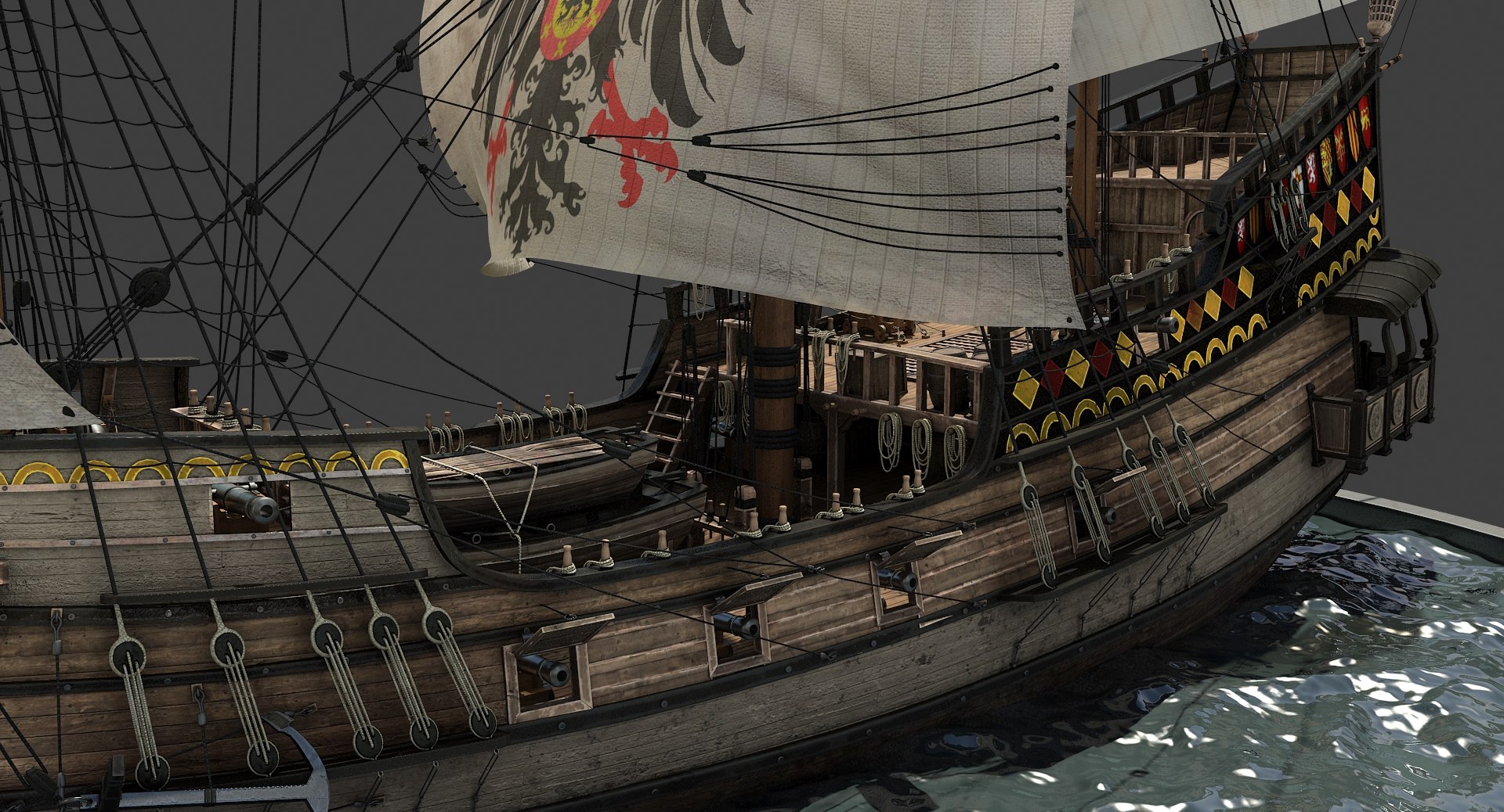3D model galleon realistic prop https://p.turbosquid.com/ts-thumb/ud/d5e9ey/OmMC983C/galleon10_08a/jpg/1550607331/1920x1080/fit_q87/cb888feabe139769b85debd73851fc42376dbc47/galleon10_08a.jpg