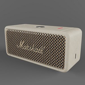3D Marshall Portable Speaker Emberton Crema model