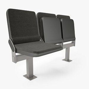 3D auditorium seating chair model