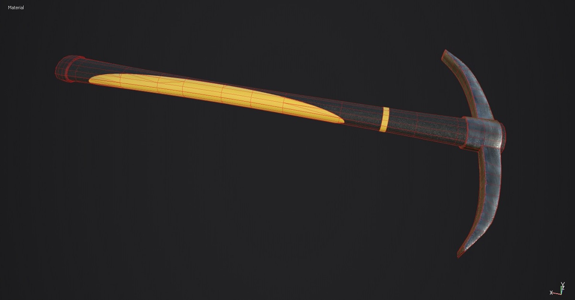 3D Pick Axe - TurboSquid 1719785