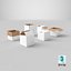 White Cardboard Box R-444 - Rigged and Customizable