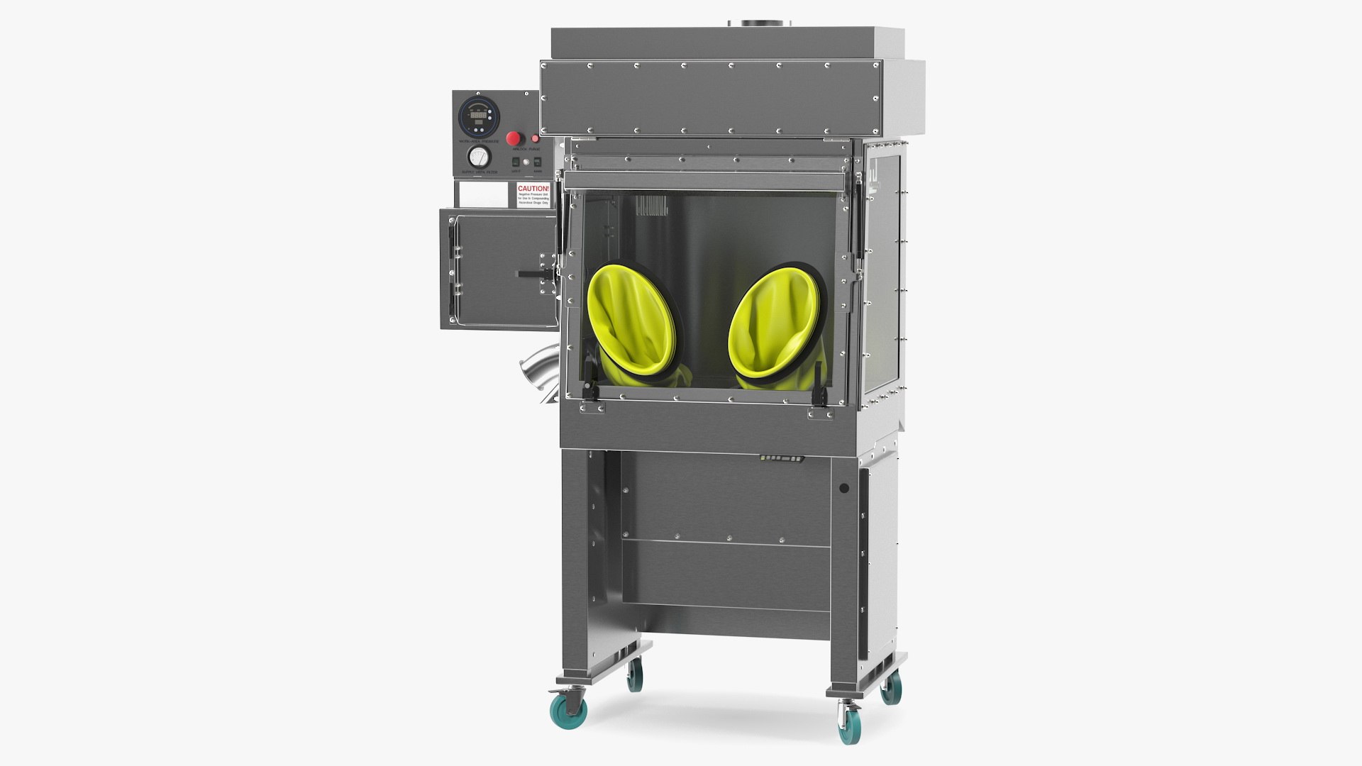 Laminar Flow Glovebox Sterile Isolator 3D model preview