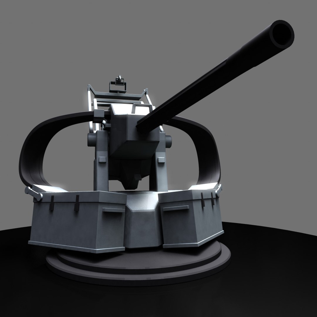 3ds Max Oerlikon 25mm Kba Automatic