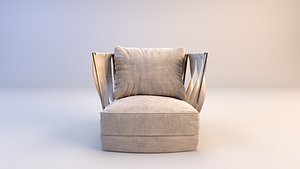 Cantori Twist armchair 3D model