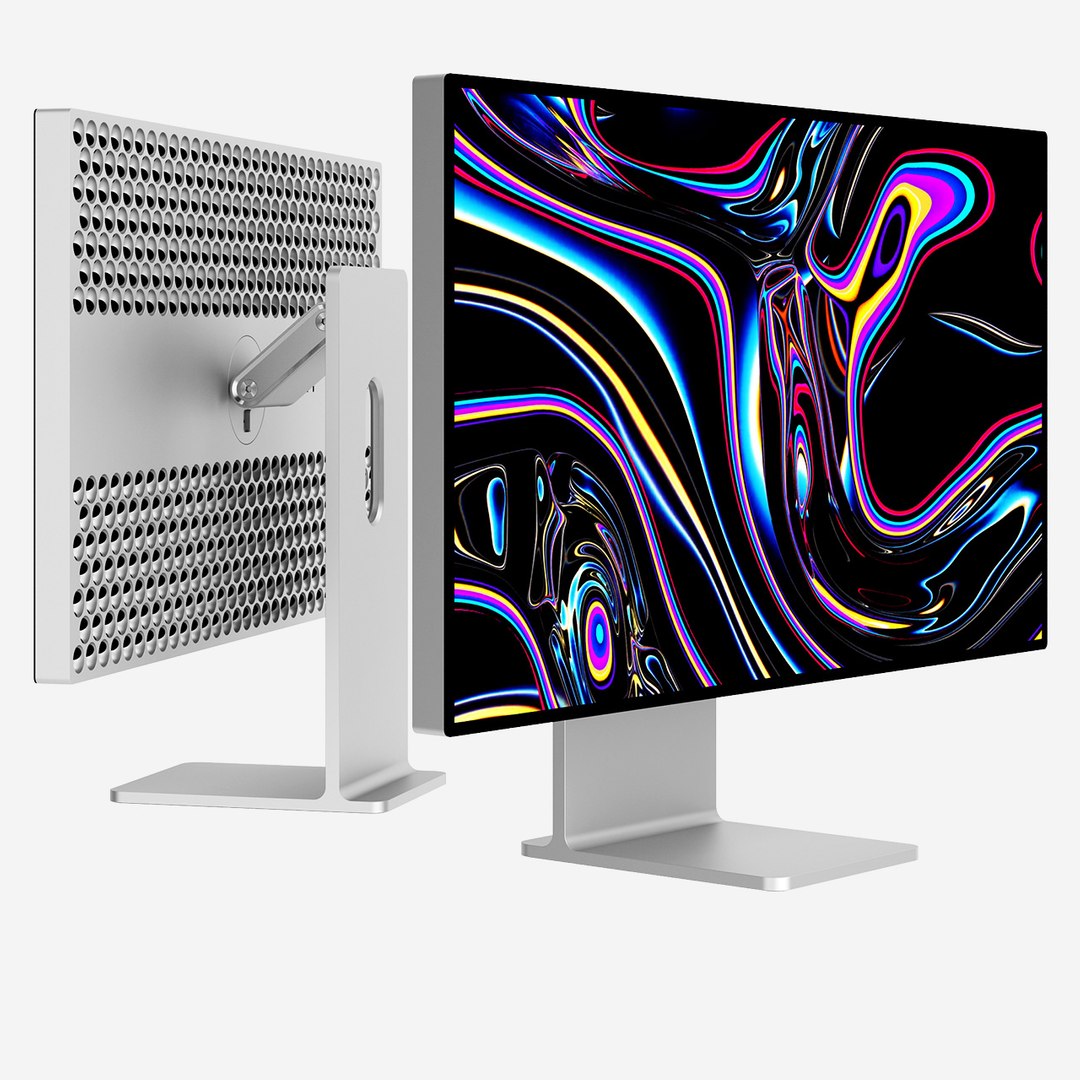 3D Pro Display Xdr Monitor Model TurboSquid 1414194