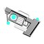 3D игровой пистолет низкополигональная иконка