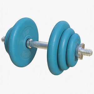 3D Dumbbell 01 e model