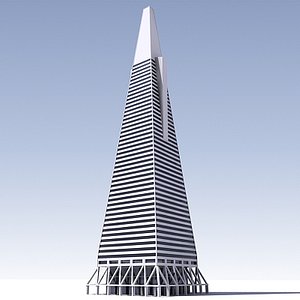 3D Transamerica Pyramid