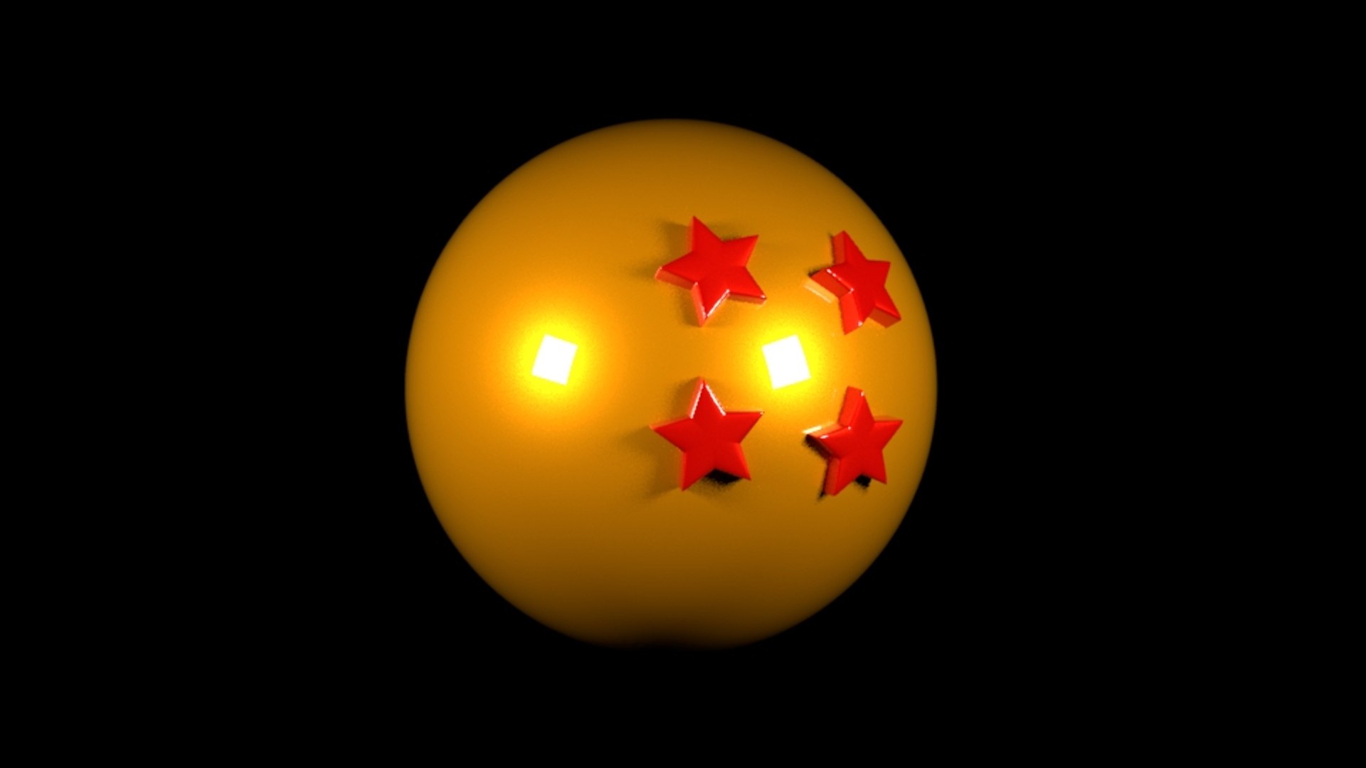 4 Star Dragonball 3D Model - TurboSquid 1573196