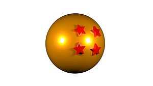 4 star dragonball 3D model