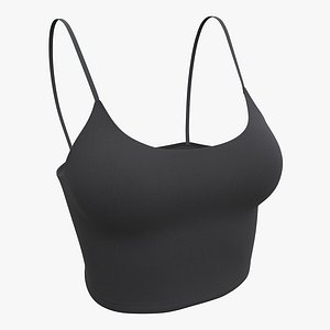 Fitness top for women black