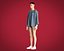 Mens oversized t-shirt with contrast color top stitch