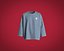 Mens oversized t-shirt with contrast color top stitch