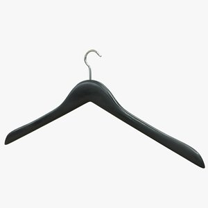 3D Painted Wood Coat Hanger