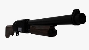 3d model shotgun gun