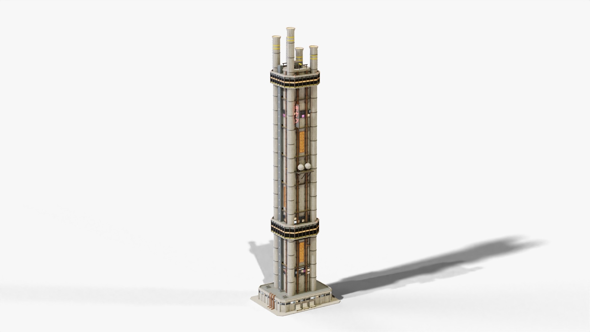 3D Cyberpunk Vent Stack Skyscraper - Futuristic Industrial Tower with Chimneys PBR https://p.turbosquid.com/ts-thumb/ue/ECJZVr/Gp/ventstack_turntable/jpg/1792751634/1920x1080/turn_fit_q99/53a9b9317ecf1a347652a024c37894f1b4d3f52a/ventstack_turntable-1.jpg