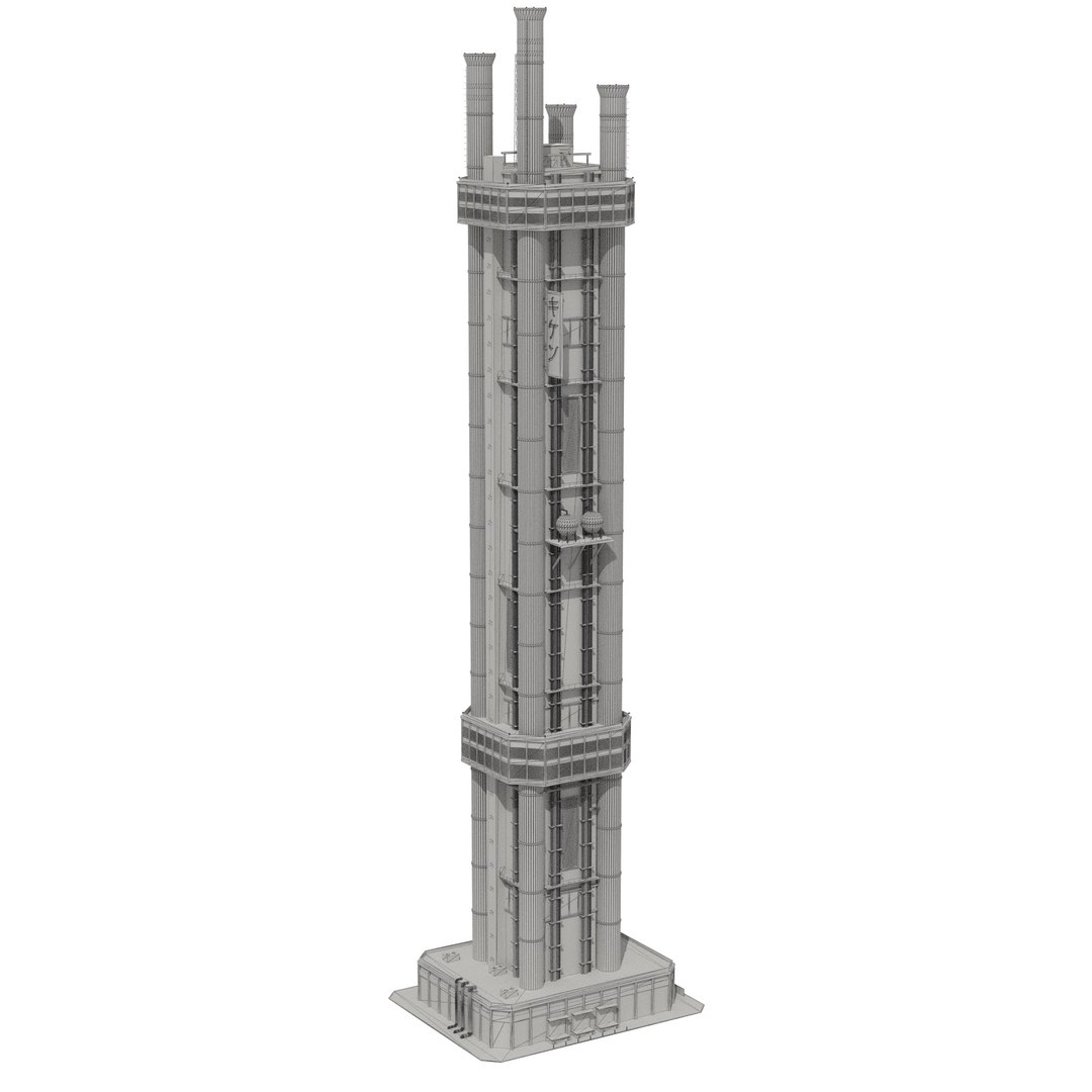 3D Cyberpunk Vent Stack Skyscraper - Futuristic Industrial Tower with Chimneys PBR https://p.turbosquid.com/ts-thumb/ue/ECJZVr/Vr/10_ventstack_09_wire/jpg/1792751546/1920x1080/fit_q87/635f0f09a4cff264b1b92fdea5e729ac8a830dbf/10_ventstack_09_wire.jpg