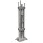Cyberpunk Vent Stack Skyscraper - Futuristic Industrial Tower with Chimneys PBR