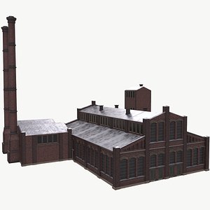 old factory 3D model