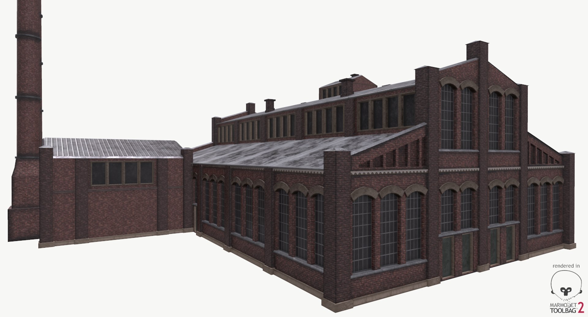 Old Factory 3D Model - TurboSquid 1149723