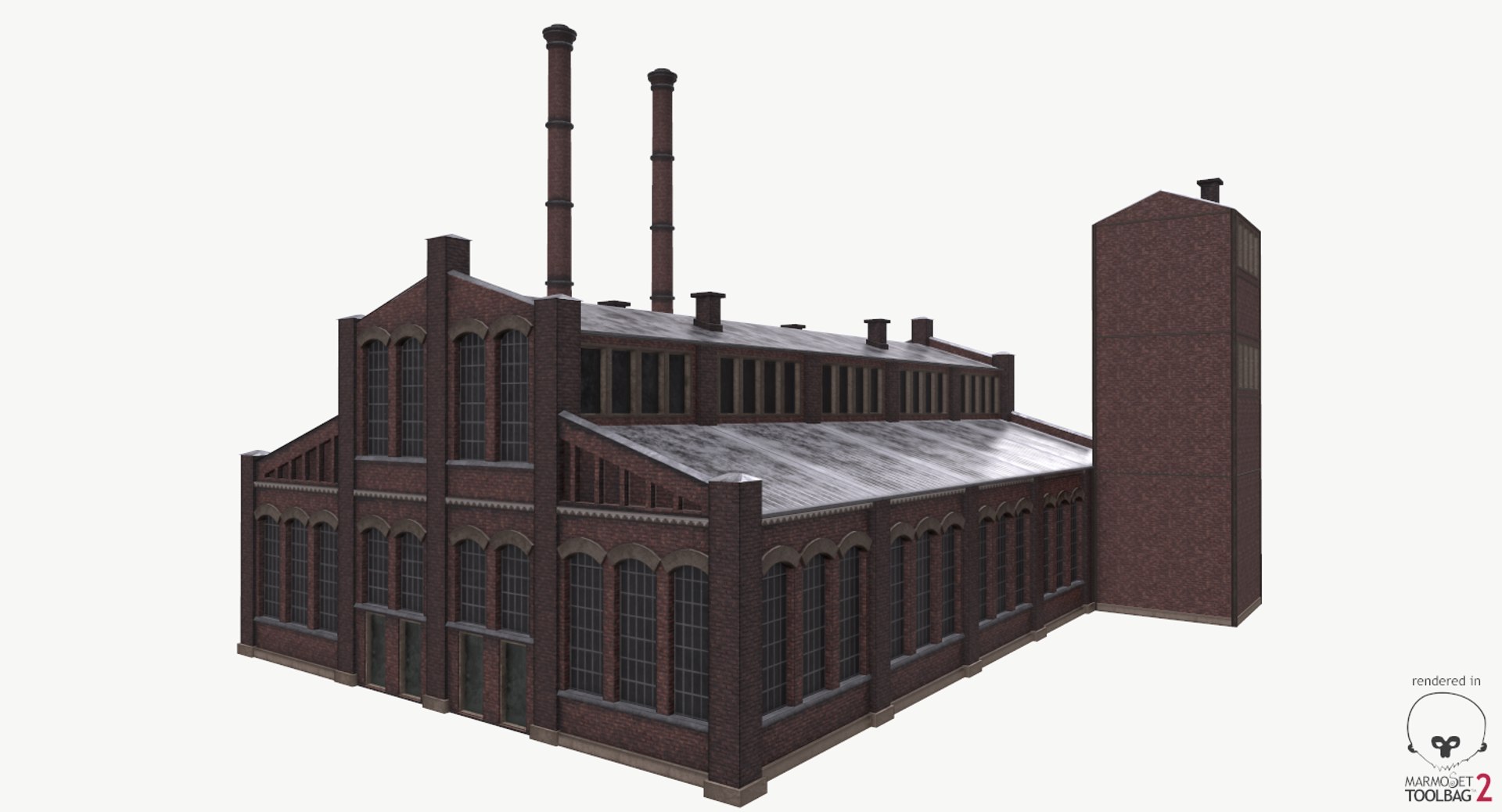 Old Factory 3D Model - TurboSquid 1149723