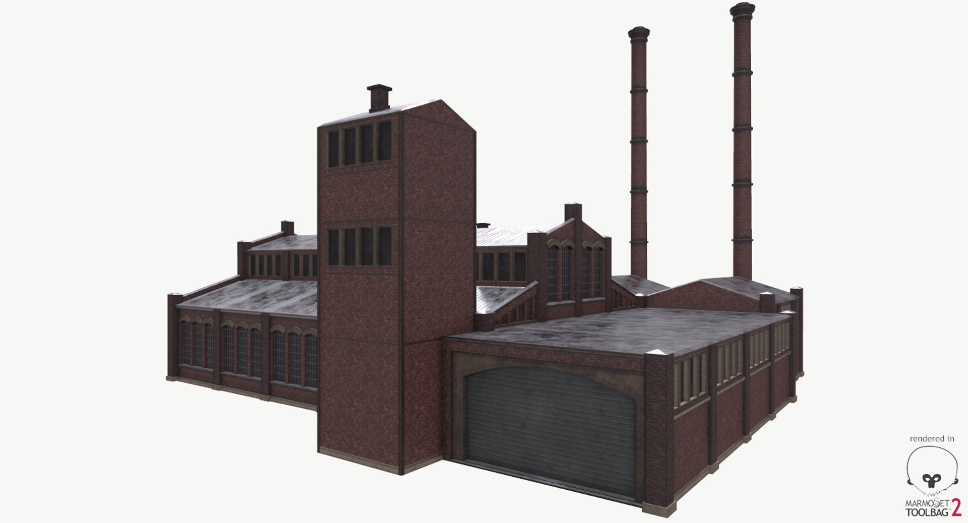 Old Factory 3D Model - TurboSquid 1149723