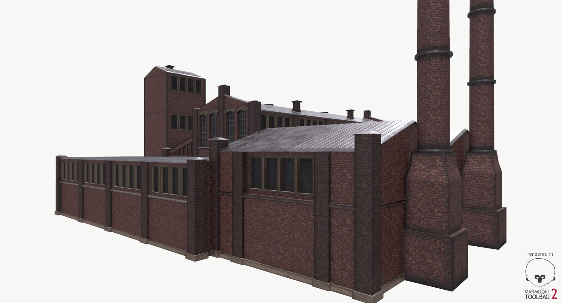 Old Factory 3D Model - TurboSquid 1149723