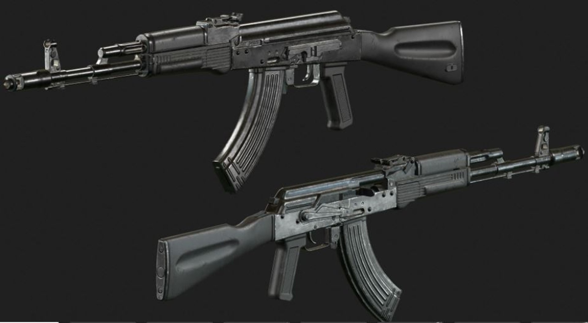 Ak-47 Rifle 3D Model - TurboSquid 1564964