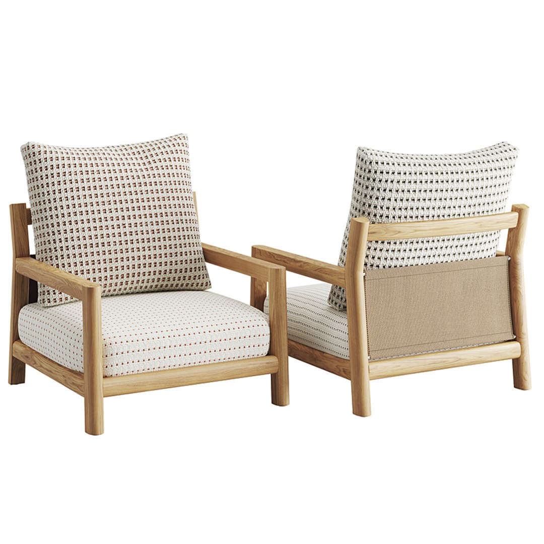 3D B And B Pablo Outdoor Armchair Model - TurboSquid 1953734