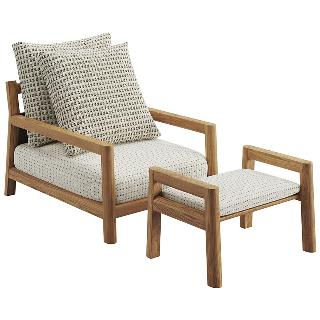 3D B And B Pablo Outdoor Armchair Model - TurboSquid 1953734