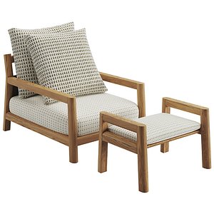 B and B Pablo Outdoor Armchair