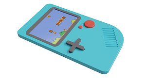 Low-poly Game Boy 3D