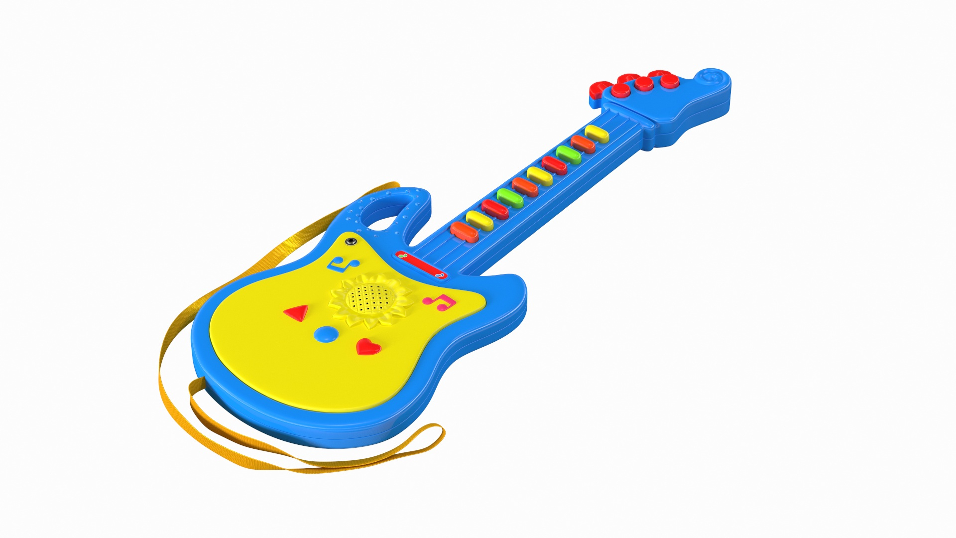 3D Model Kids Toy Electric Guitar TurboSquid 1623358