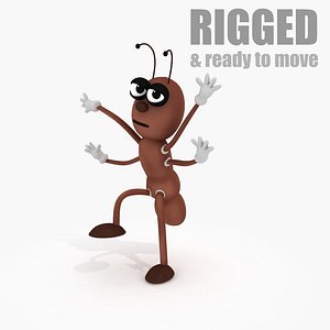 Cartoon Ant - RIGGED