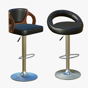 3D Stool Chair V173