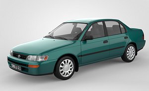 3D Toyota Corolla AE101 model