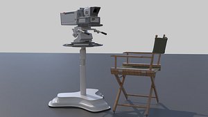 director monitor 3D model
