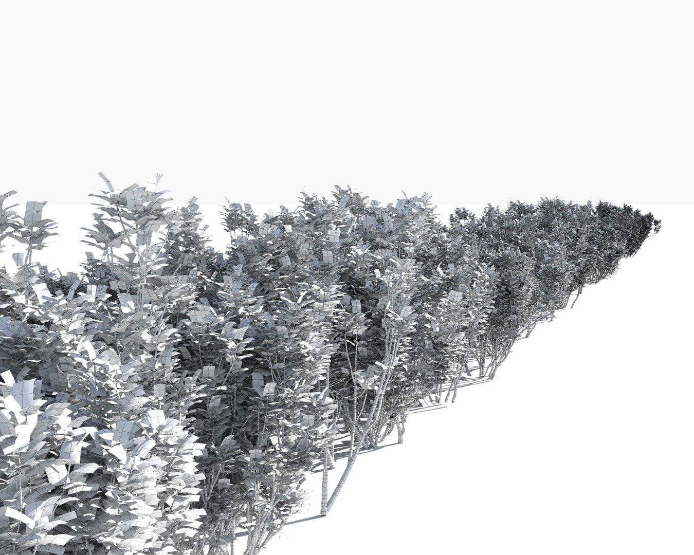 3d Bushes Multiscatter Scatterable Model