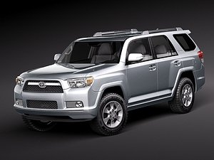 3d toyota 4runner 4 runner model