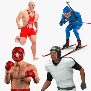 Rigged Athletes Collection 2