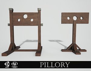 3D Medieval Pillory