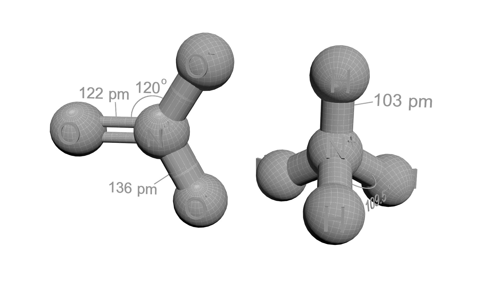 3D Nh4no3 Molecule Ammonium Nitrate Model - TurboSquid 1422131