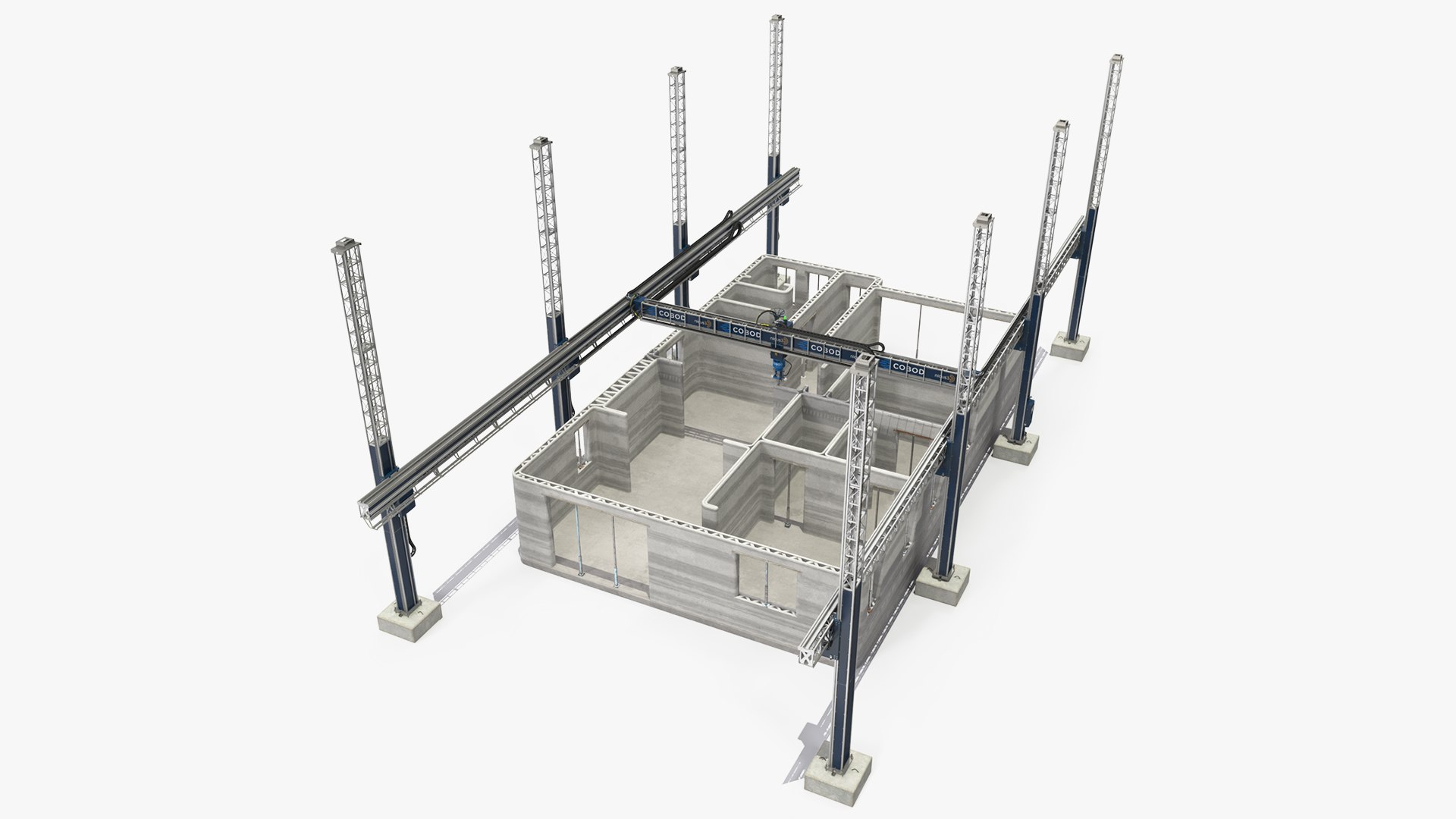 Printing a Large Building 3D model preview