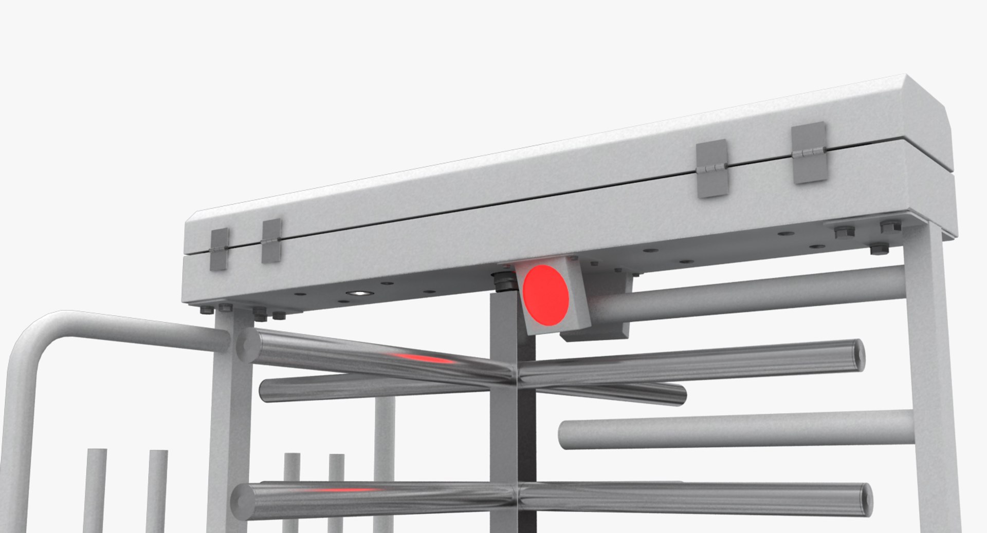 3d barrier gate model