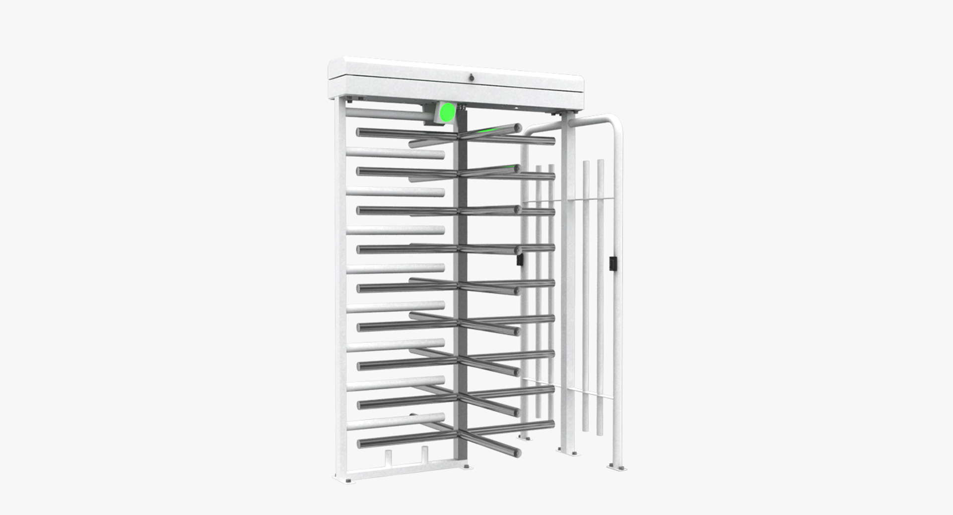 3d barrier gate model